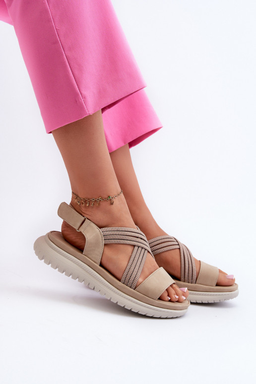   Ērtas basenes ar lipīgām aizdarēm smilšu krāsas Ceclea