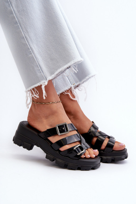  sieviešu čības   NN285043 Melns