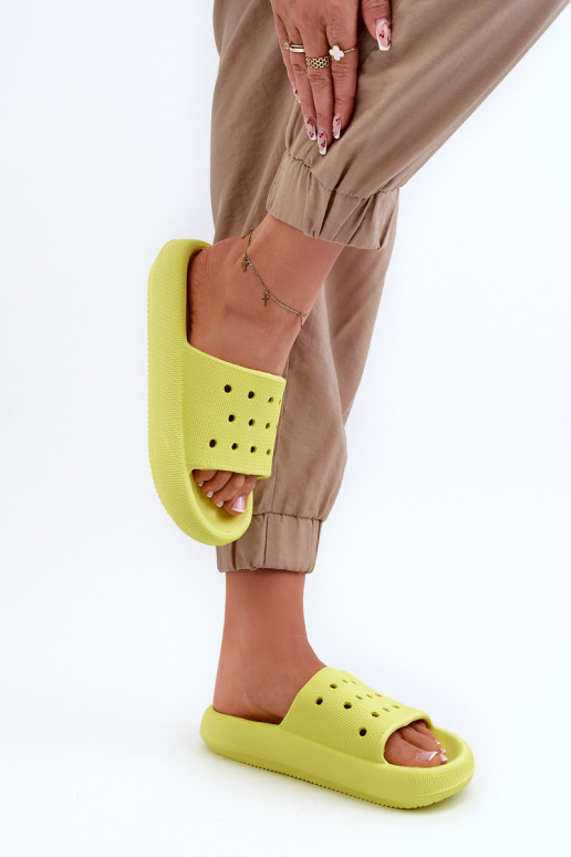 Vieglas čības ar masīvu zoli Limonka Beula