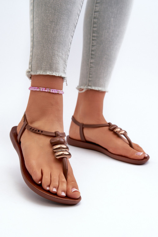 līdzenas zoles basenes modernas iešļūcenes 83507 Ipanema Class Blown Up Sandal Fem brūnas krāsas  līdzenas zoles basenes modernas iešļūcenes 83507 Ipanema Class Blown Up Sandal Fem brūnas krāsas