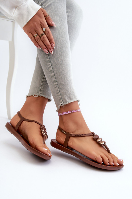 līdzenas zoles basenes modernas iešļūcenes 83507 Ipanema Class Blown Up Sandal Fem brūnas krāsas  līdzenas zoles basenes modernas iešļūcenes 83507 Ipanema Class Blown Up Sandal Fem brūnas krāsas