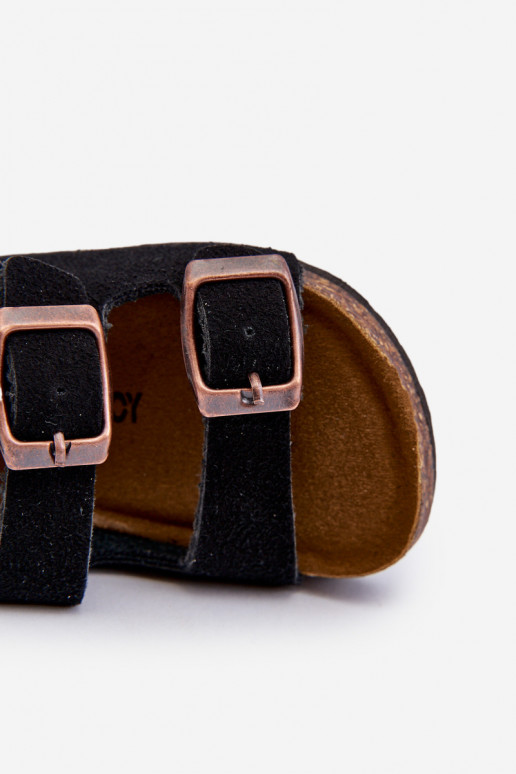 sandales Bērnu apavi  ar lipīgām aizdarēm Melns Rorria sandales Bērnu apavi  ar lipīgām aizdarēm Melns Rorria