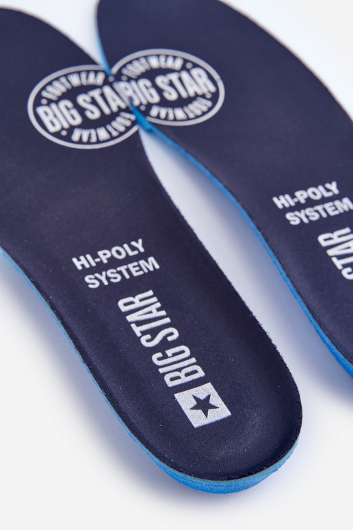 Leliktņi Do Butów BIG STAR HI-POLY SYSTEM 2 Pāris tumši zilas krāsas Leliktņi Do Butów BIG STAR HI-POLY SYSTEM 2 Pāris tumši zilas krāsas