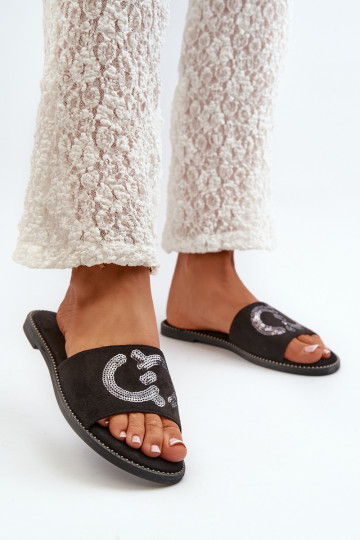 Čības ar zvīņām S.Barski KV27-052 Melns 2