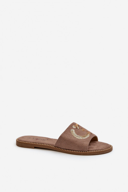  Čības ar zvīņām S.Barski KV27-052 brūnas krāsas