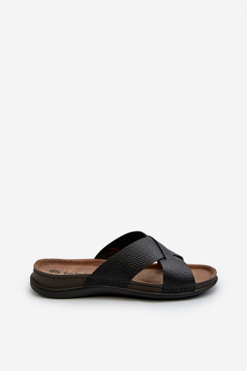 Vieglas čības no eko ādas Inblu GV00001I Melns 2