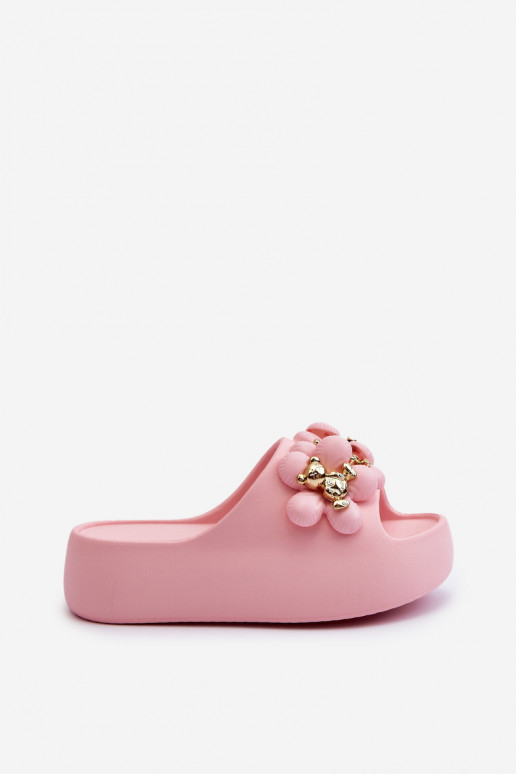  Čības Vieglas čības uz pirksta  ar masīvu zoli Rozā krāsas Bremavia