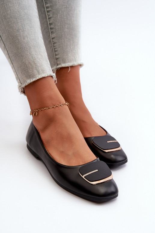 Balerīnas  Eko   ar ornamentiem Melns Edoslli Balerīnas  Eko   ar ornamentiem Melns Edoslli