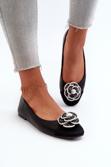 Balerīnas  Eko    Detalem Melns Divinella