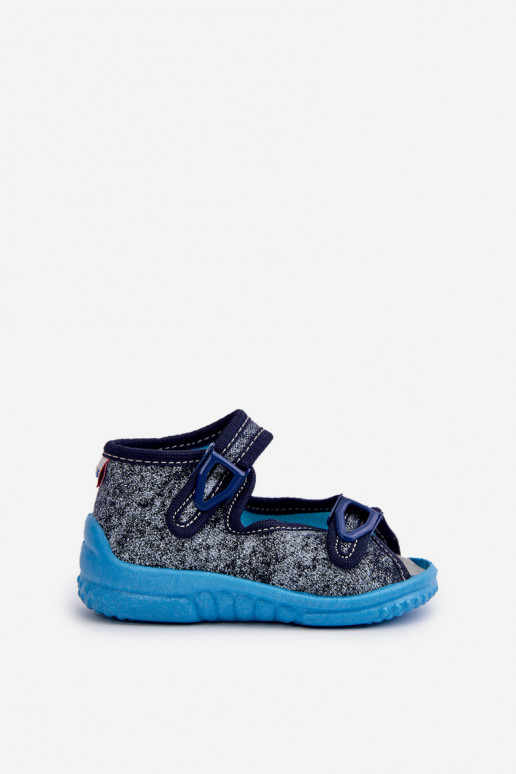 Čības sandales Bērnu apavi NEL 310-19 GOKIDS pelēkas krāsas Čības sandales Bērnu apavi NEL 310-19 GOKIDS pelēkas krāsas