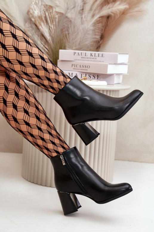 Sieviešu puszābaki Z u siltināti Melns Milisea  Sieviešu puszābaki Z u siltināti Melns Milisea