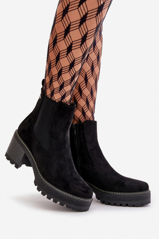 Sieviešu puszābaki siltināti ar papēdi owe Melns Irissinae Sieviešu puszābaki siltināti ar papēdi owe Melns Irissinae