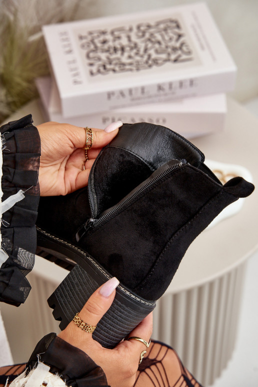 Sieviešu puszābaki siltināti ar papēdi owe Melns Irissinae Sieviešu puszābaki siltināti ar papēdi owe Melns Irissinae