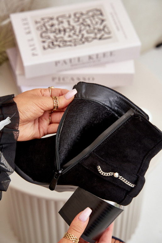 siltināti Sieviešu puszābaki  owe Melns Hanalen siltināti Sieviešu puszābaki  owe Melns Hanalen