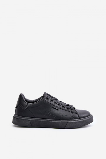 brīvā laika apavi Sneakers modeļa apavi vīriešiem no eko ādas Big Star OO174117 melnas krāsas 2