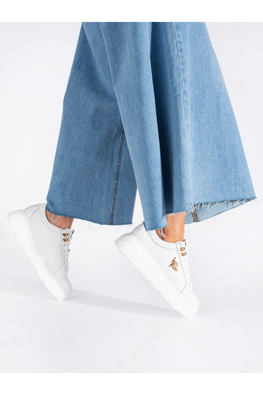   balta krāsa Sporta apavi ar platformu