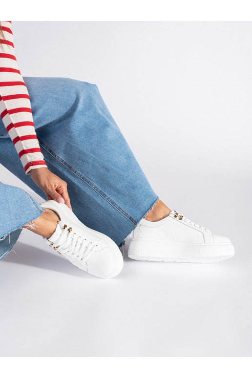   balta krāsa Sporta apavi ar platformu