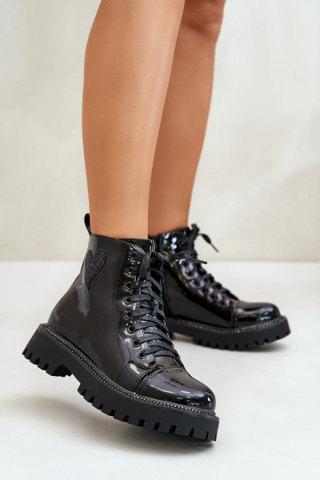 Laque Sieviešu puszābaki   Heartsm Melns Obeena