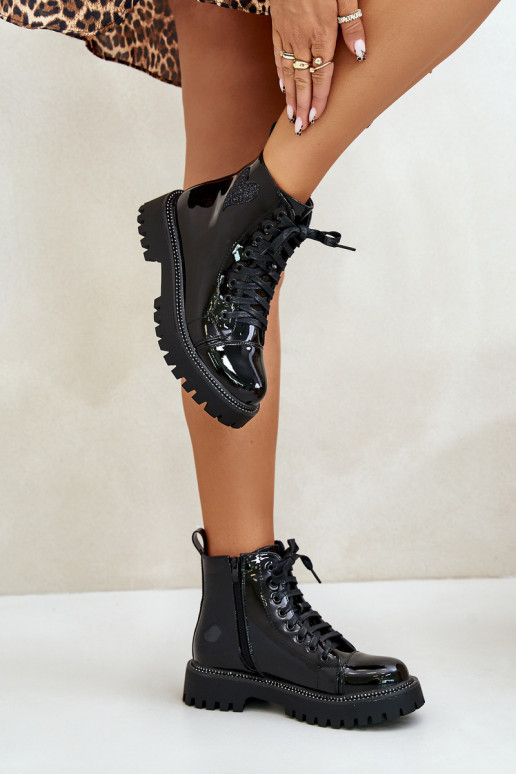 Laque Sieviešu puszābaki   Heartsm Melns Obeena