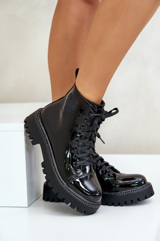 Laque Sieviešu puszābaki   Heartsm Melns Obeena