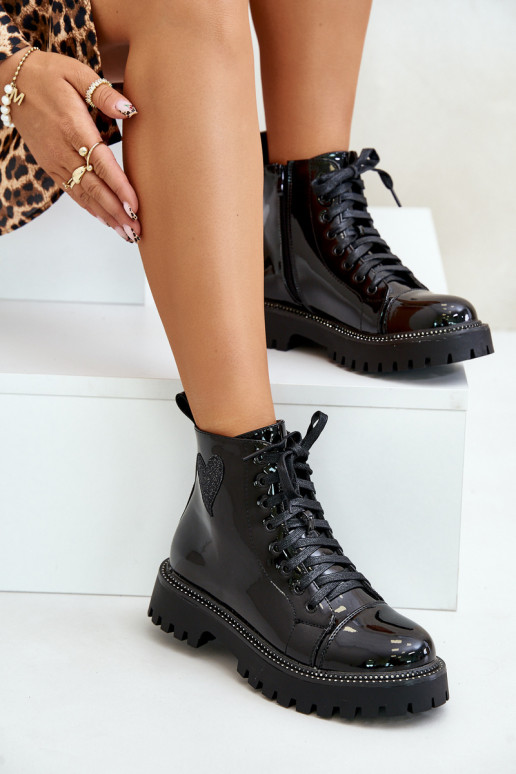 Laque Sieviešu puszābaki   Heartsm Melns Obeena