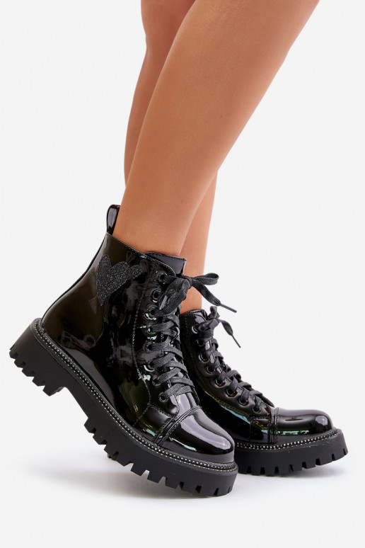 Laque Sieviešu puszābaki   Heartsm Melns Obeena