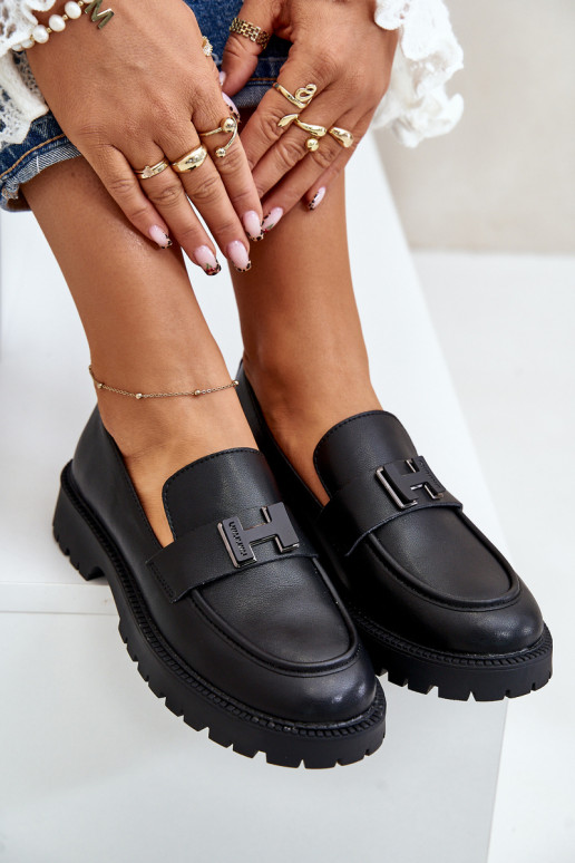 sieviešu mokasīni Eko   Vinceza 62187 Melns sieviešu mokasīni Eko   Vinceza 62187 Melns