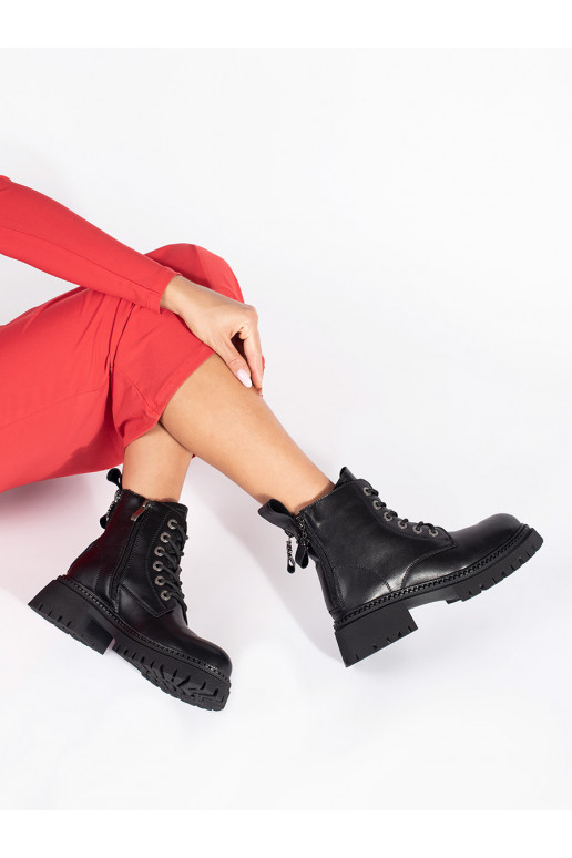   Melnas krāsas  sieviešu zābaki