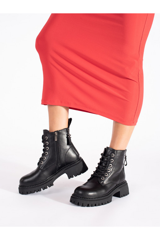   Melnas krāsas  sieviešu zābaki