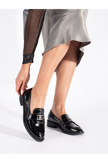  Melnas krāsas  sieviešu mokasīni 2