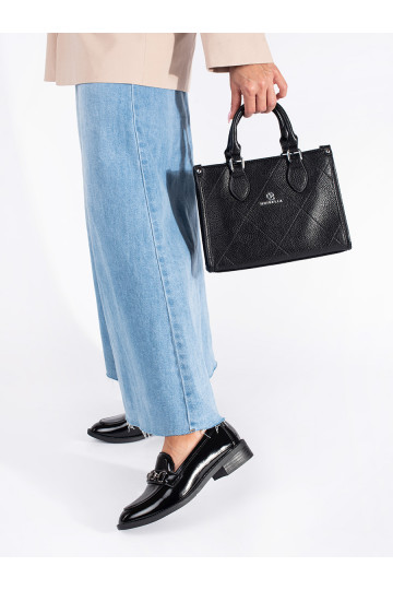 Laque Melnas krāsas sieviešu mokasīni 2