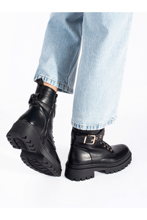 Melns sieviešu zābaki 