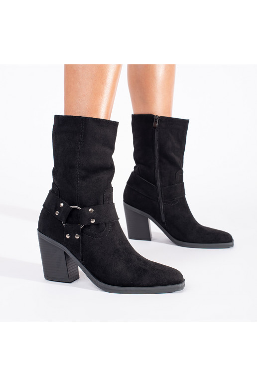 zamšādas Melnas krāsas 