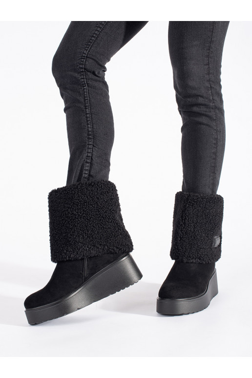 Melns  sieviešu zābaki 