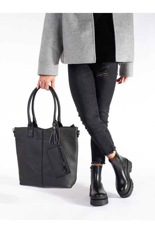 Melns Sieviešu zābaki ar platformu