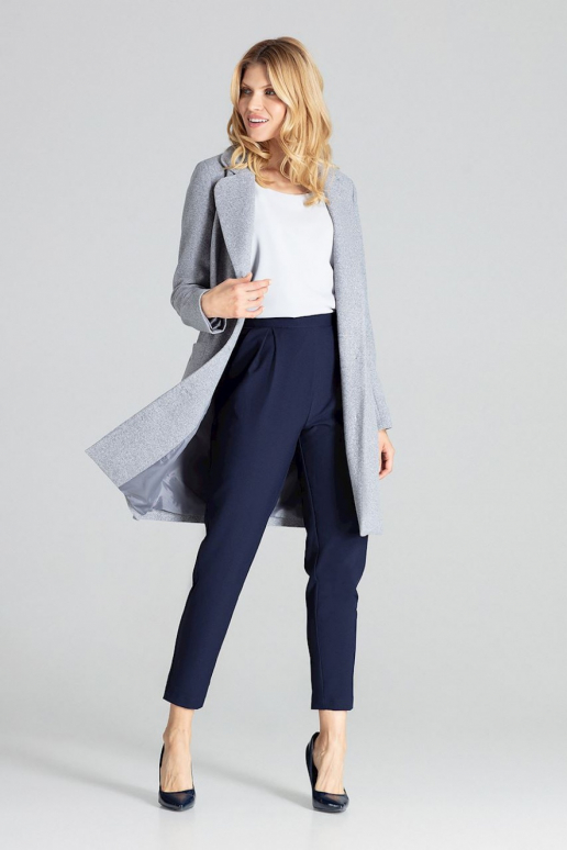  P aszcz Damski Model M670 Grey - Figl 