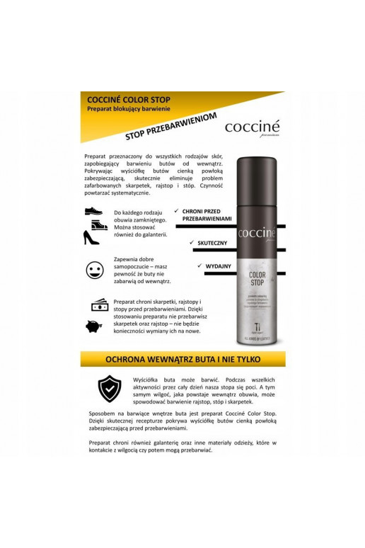 Coccine Apavu krāsas aizsardzības aerosols Coccine Apavu krāsas aizsardzības aerosols