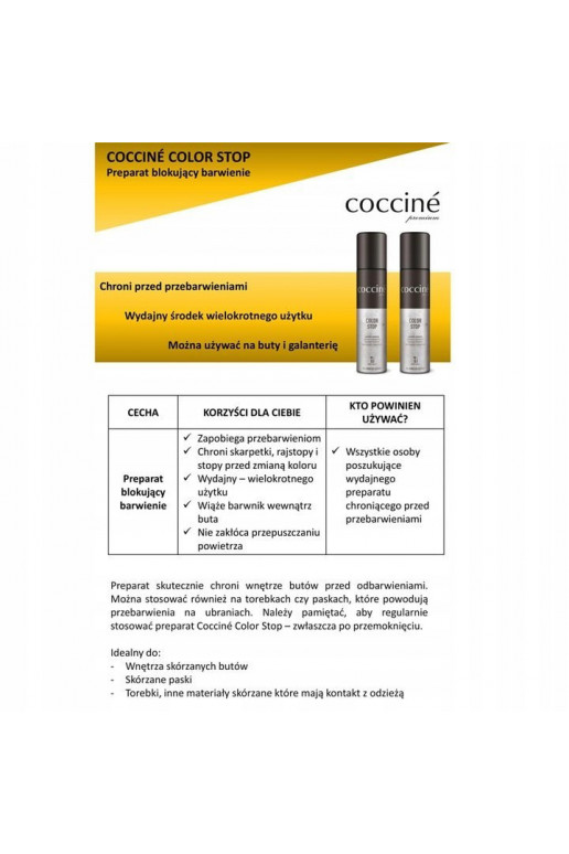 Coccine Apavu krāsas aizsardzības aerosols Coccine Apavu krāsas aizsardzības aerosols
