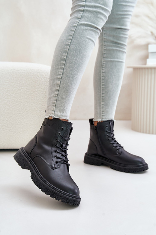 siltināti zābaki  OO274A126 Melns siltināti zābaki  OO274A126 Melns