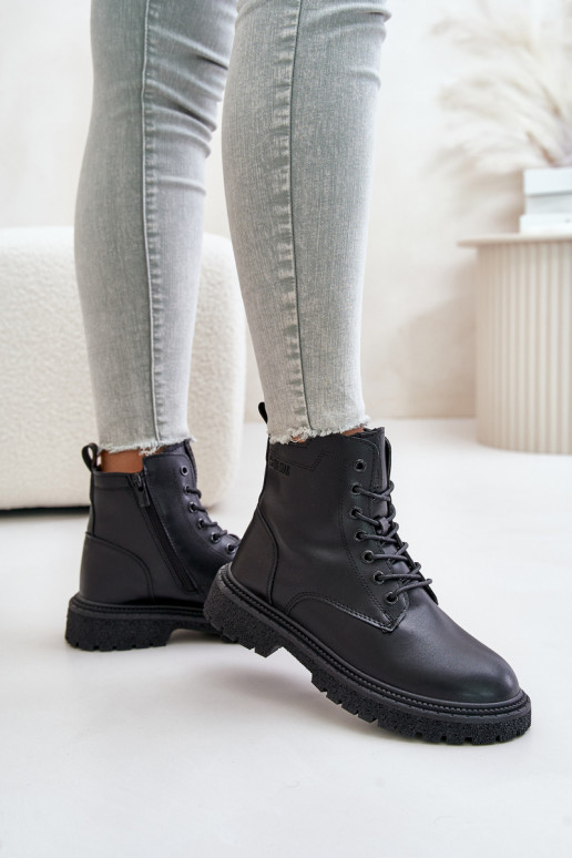 siltināti zābaki  OO274A126 Melns siltināti zābaki  OO274A126 Melns