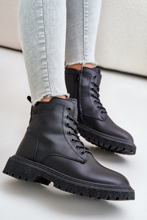 siltināti zābaki  OO274A126 Melns siltināti zābaki  OO274A126 Melns