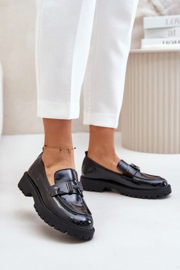 sieviešu mokasīni Laque Vinceza 62187 Melns