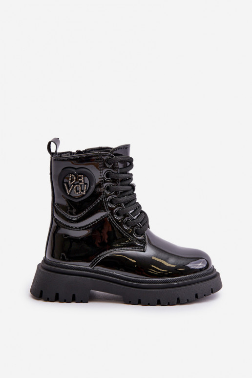 Laque Sieviešu puszābaki Bērnu siltināti ar kažokādu  Melns Evaliraea Laque Sieviešu puszābaki Bērnu siltināti ar kažokādu  Melns Evaliraea