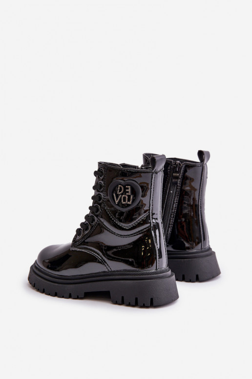 Laque Sieviešu puszābaki Bērnu siltināti ar kažokādu  Melns Evaliraea Laque Sieviešu puszābaki Bērnu siltināti ar kažokādu  Melns Evaliraea