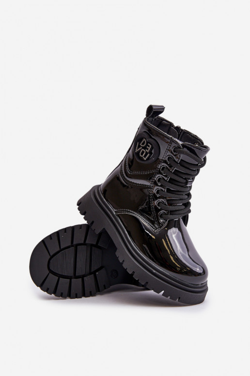 Laque Sieviešu puszābaki Bērnu siltināti ar kažokādu  Melns Evaliraea Laque Sieviešu puszābaki Bērnu siltināti ar kažokādu  Melns Evaliraea