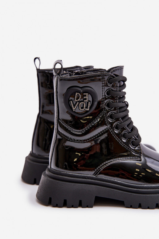 Laque Sieviešu puszābaki Bērnu siltināti ar kažokādu  Melns Evaliraea Laque Sieviešu puszābaki Bērnu siltināti ar kažokādu  Melns Evaliraea