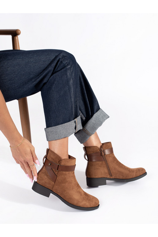 brūnas krāsas  sieviešu zābaki