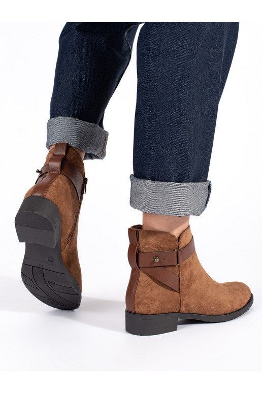 brūnas krāsas  sieviešu zābaki