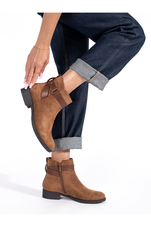 brūnas krāsas  sieviešu zābaki