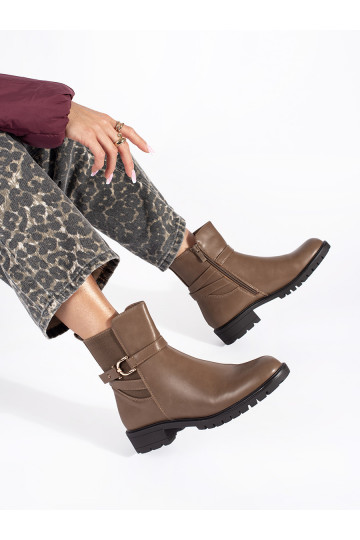 brūnas krāsas  sieviešu zābaki 2